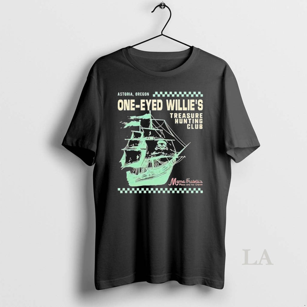 Original One Eyed Willies Treasure Hunting Club - Adult & Kids T-Shirts, Sweatshirts & Hoodies apparel design preview 1