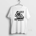 Original Opossum Santa Check Out My Balls Christmas - Adult & Kids T-Shirts, Sweatshirts & Hoodies apparel design preview 1