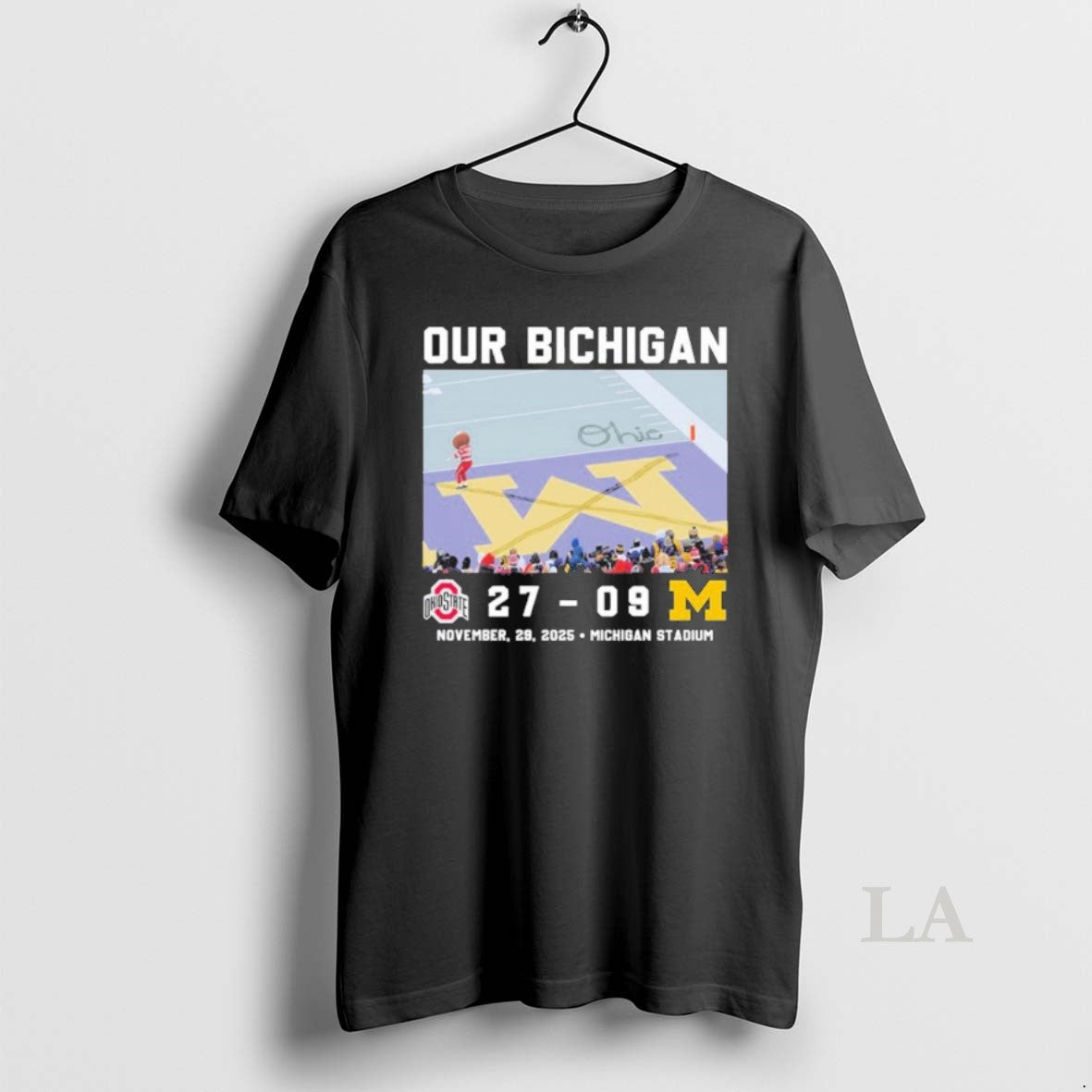 Original Our Bichigan Osu 27 9 Michigan November 29 - Adult & Kids T-Shirts, Sweatshirts & Hoodies apparel design preview 1