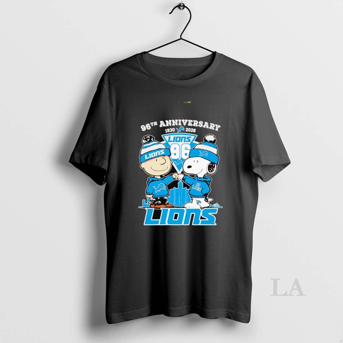 Original Peanuts 96th Anniversary 1930 2026 Detroit - Adult & Kids T-Shirts, Sweatshirts & Hoodies apparel design preview 1