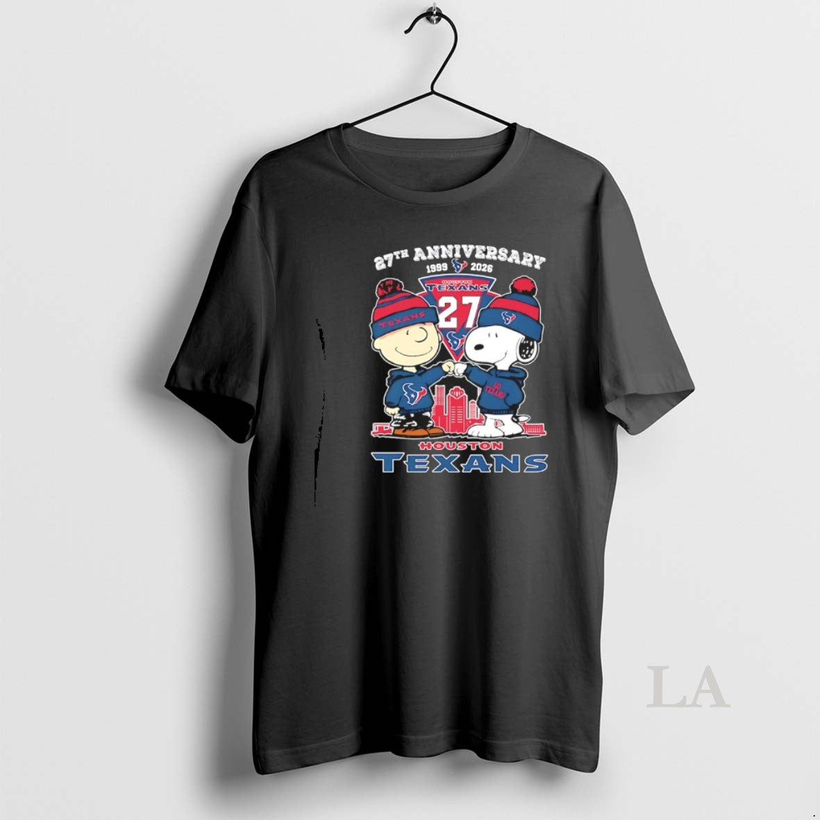 Original Peanuts X Houston Texans 1999 2026 27th - Adult & Kids T-Shirts, Sweatshirts & Hoodies apparel design preview 1