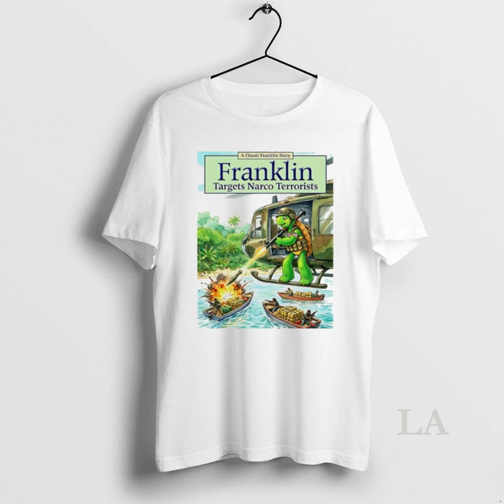 Original Pete Hegseth Franklin Targets Narco - Adult & Kids T-Shirts, Sweatshirts & Hoodies apparel design preview 1