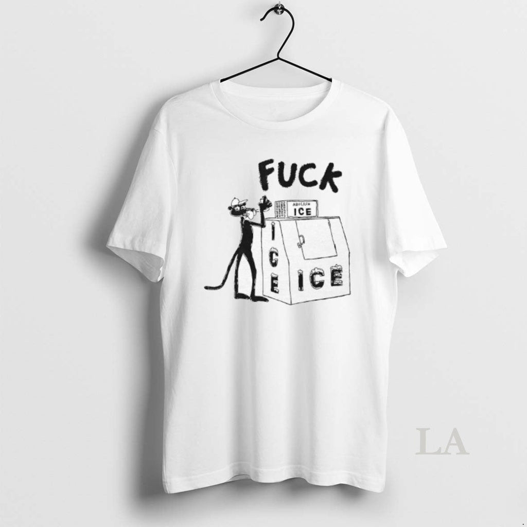 Original Pink Panther Fuck Ice Abolish - Adult & Kids T-Shirts, Sweatshirts & Hoodies apparel design preview 1