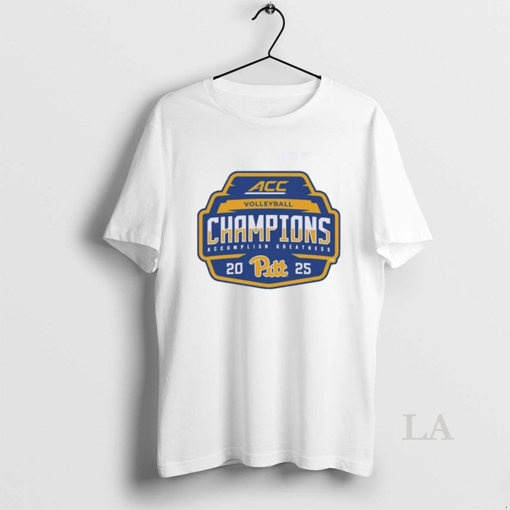 Original Pitt Panthers 2025 Acc Volleyball Champions - Adult & Kids T-Shirts, Sweatshirts & Hoodies apparel design preview 1