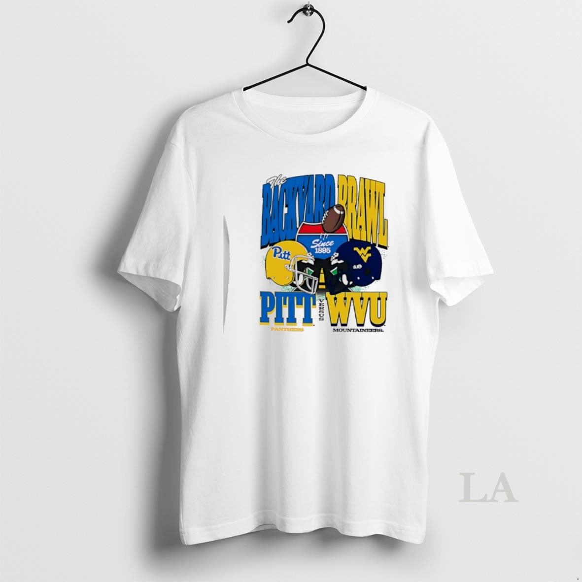 Original Pitt Panthers Vs Wvu The Backyard Brawl 2025 - Adult & Kids T-Shirts, Sweatshirts & Hoodies apparel design preview 1