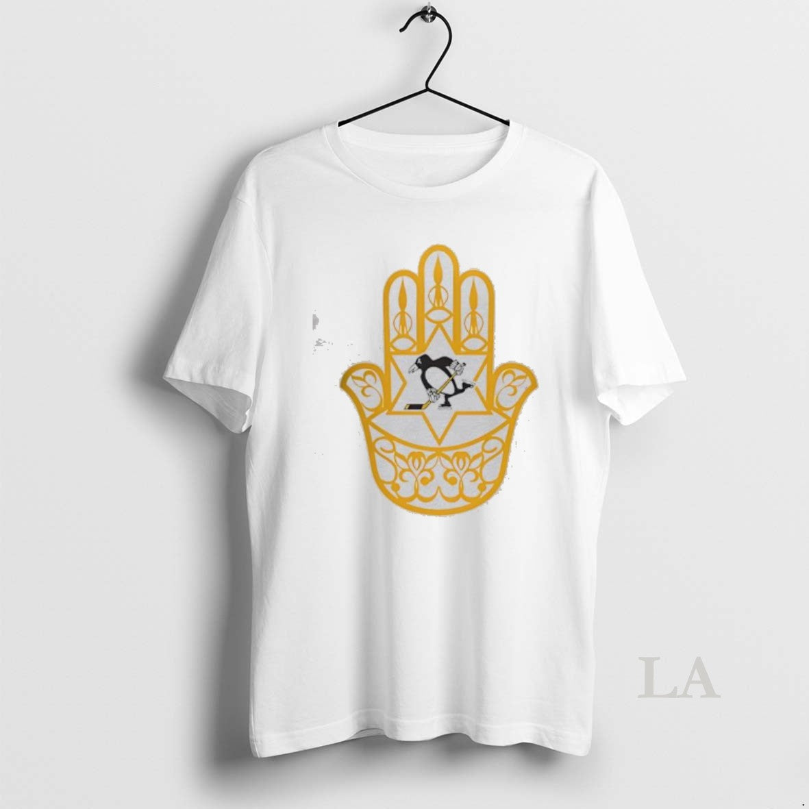 Original Pittsburgh Penguins Honoring Jewish Heritage - Adult & Kids T-Shirts, Sweatshirts & Hoodies apparel design preview 1