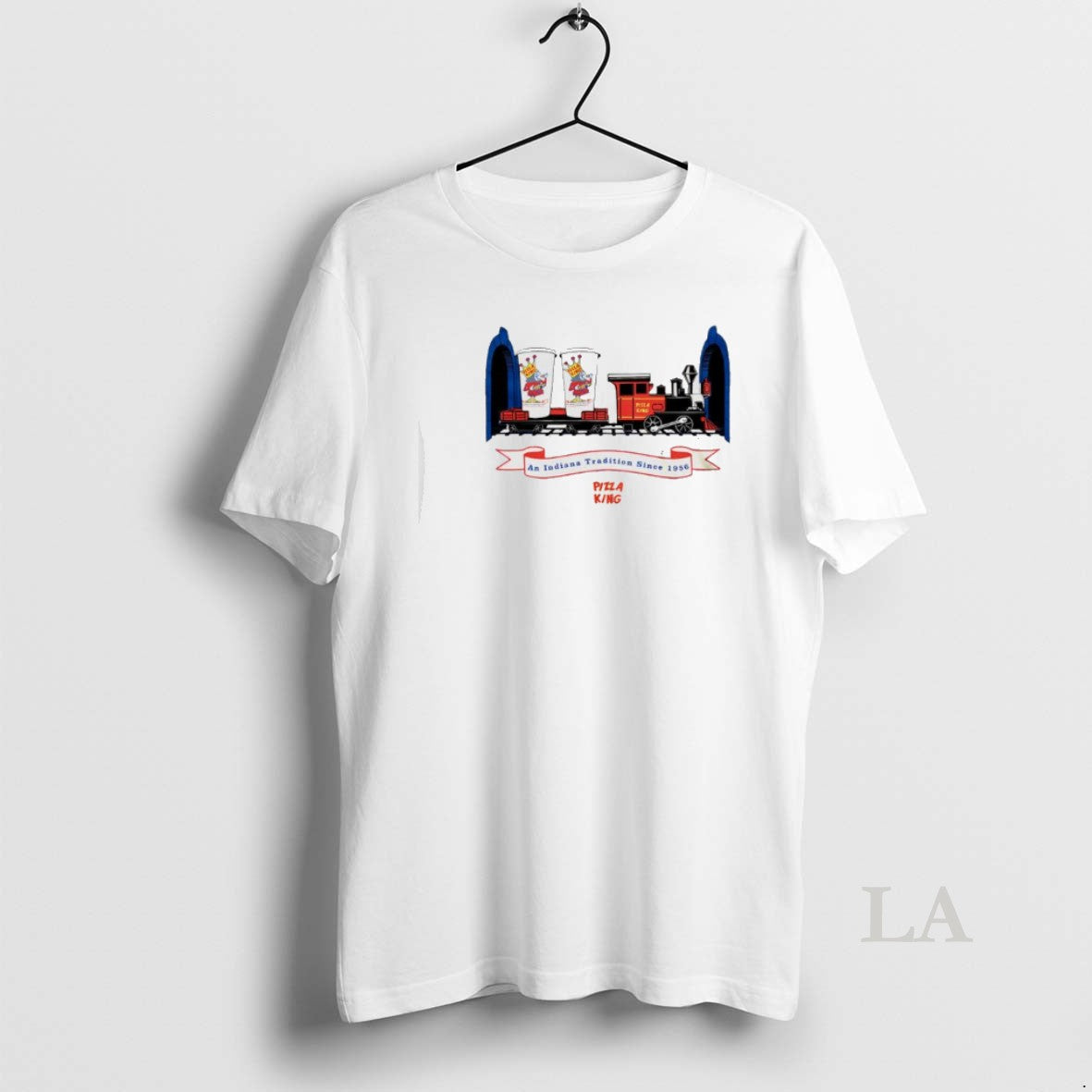 Original Pizza King Train An Indiana Tradition Since - Adult & Kids T-Shirts, Sweatshirts & Hoodies apparel design preview 1