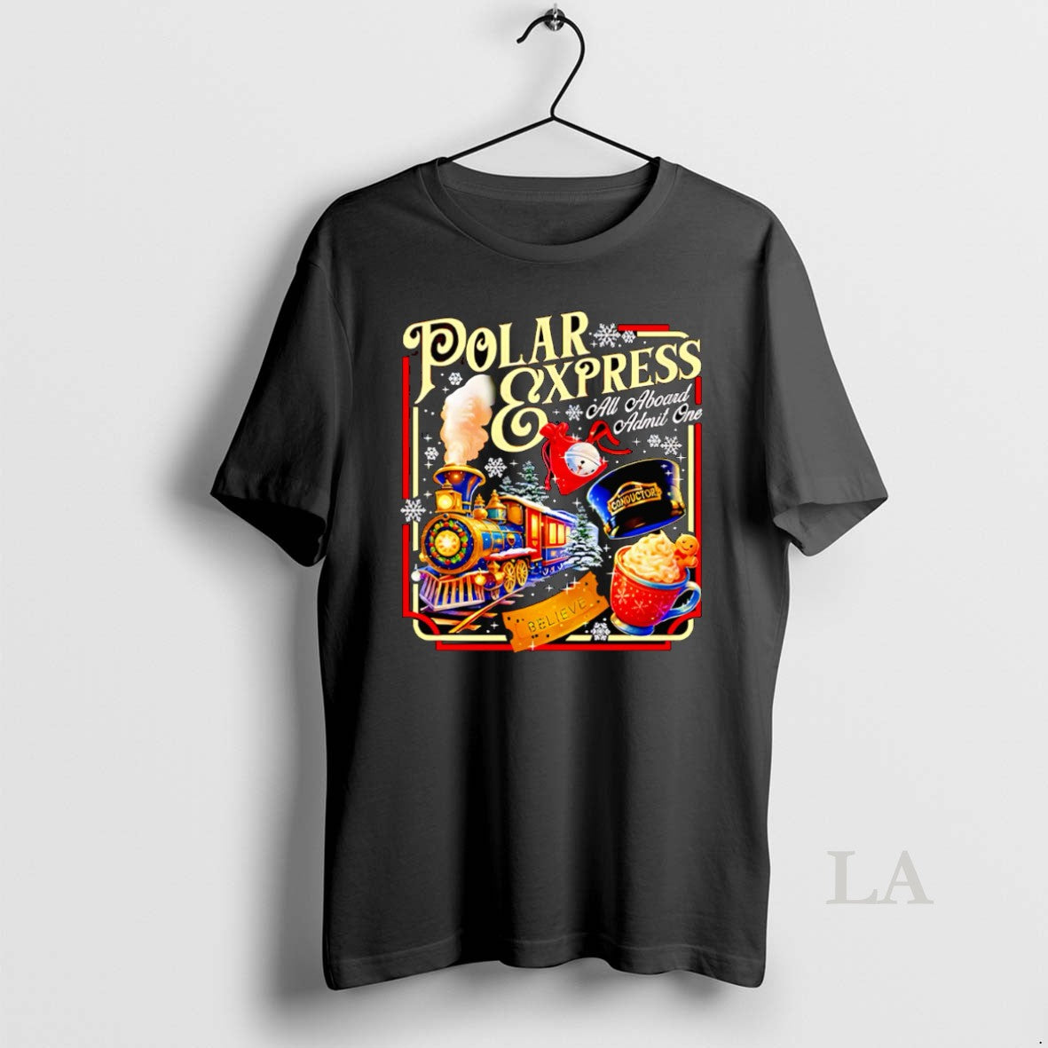 Original Polar Express All Aboard Admit One Christmas - Adult & Kids T-Shirts, Sweatshirts & Hoodies apparel design preview 1