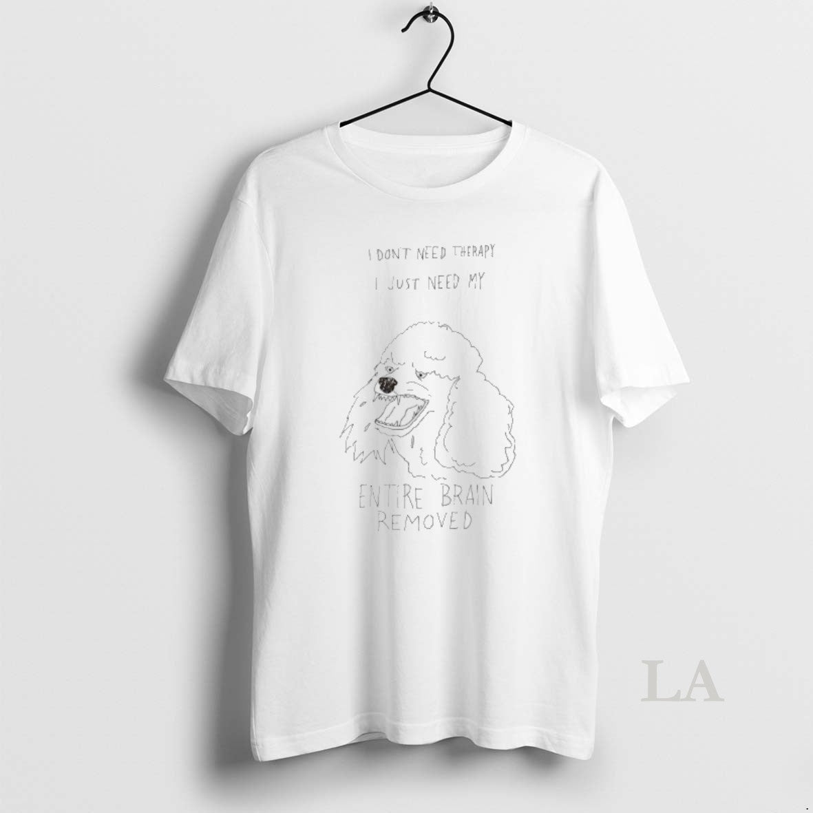 Original Poodle I Dont Need Therapy Just My Entire - Adult & Kids T-Shirts, Sweatshirts & Hoodies apparel design preview 1