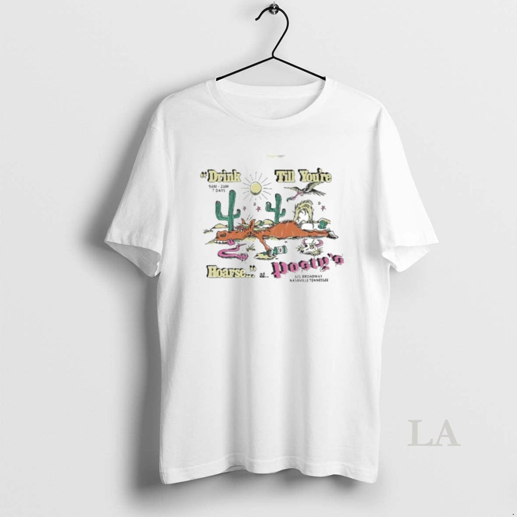 Original Post Malone Drink Till Youre Hoarse Postys - Adult & Kids T-Shirts, Sweatshirts & Hoodies apparel design preview 1