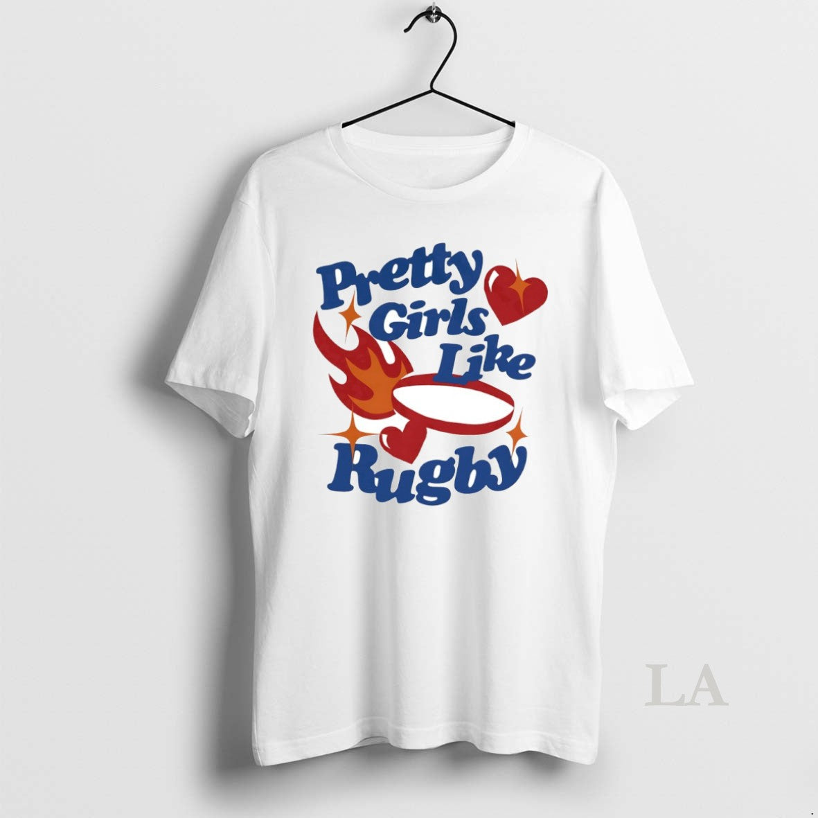 Original Pretty Girls Like Rugby Circle - Adult & Kids T-Shirts, Sweatshirts & Hoodies apparel design preview 1