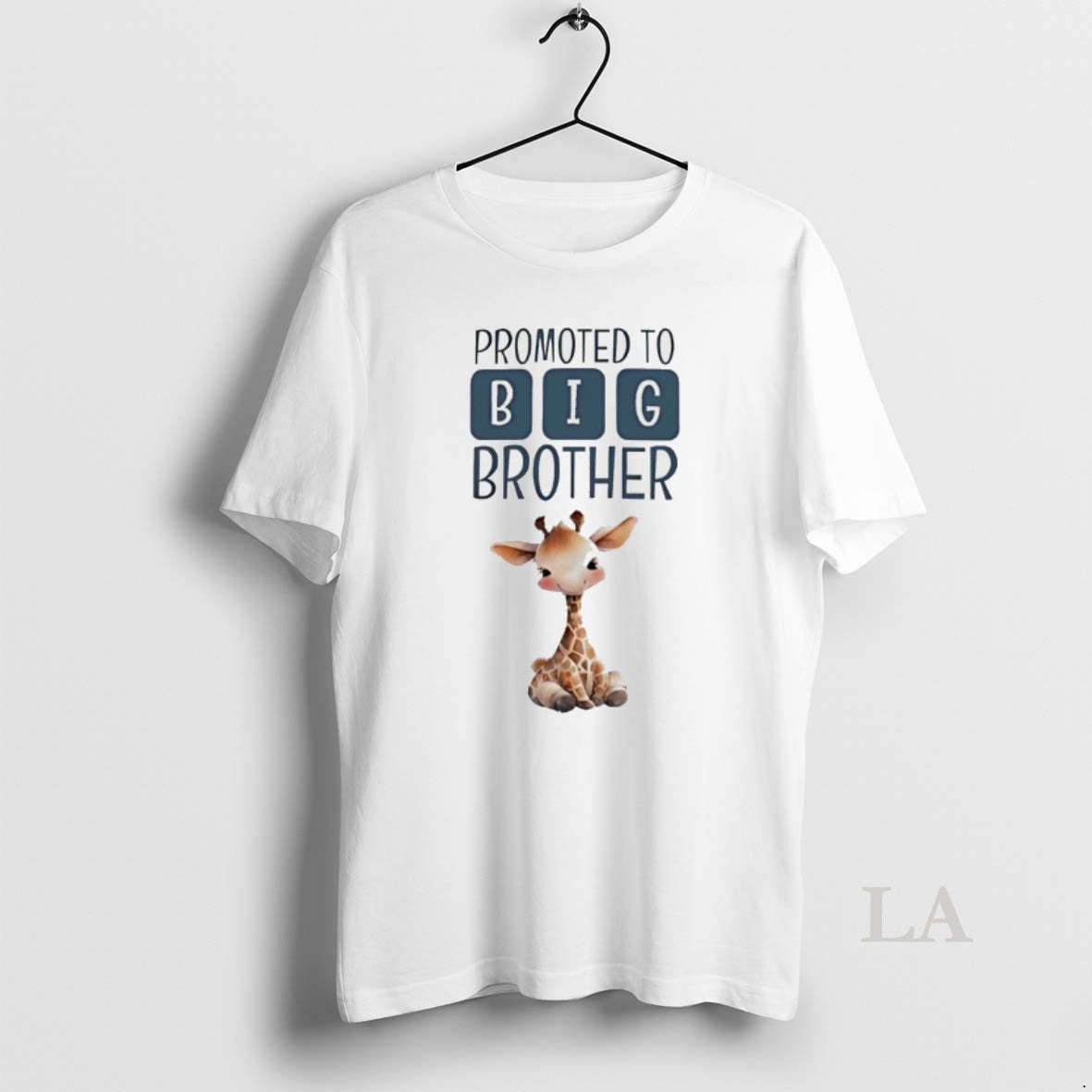 Original Promoted To Big Brother Giraffe - Adult & Kids T-Shirts, Sweatshirts & Hoodies apparel design preview 1