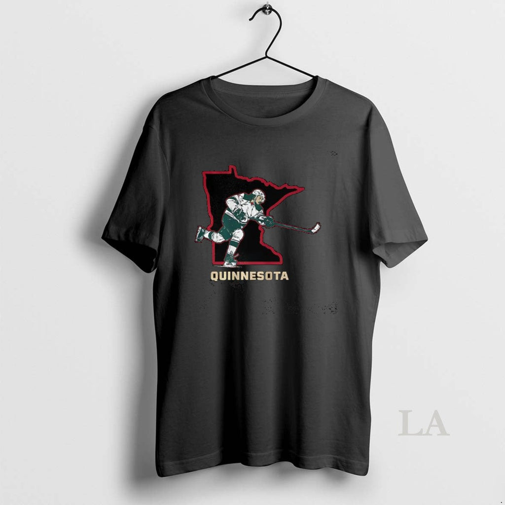 Original Quinn Hughes Minnesota Wild Nhl Quinnesota - Adult & Kids T-Shirts, Sweatshirts & Hoodies apparel design preview 1