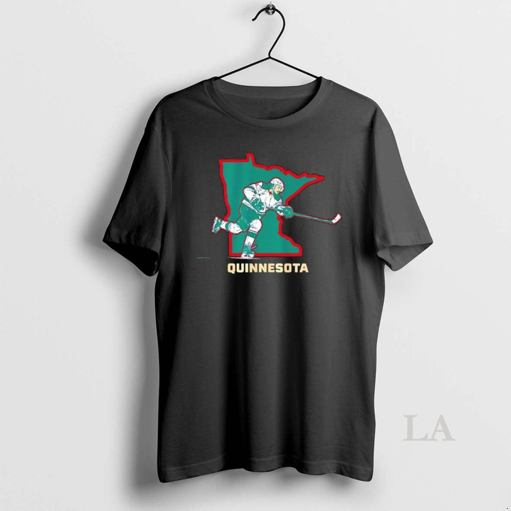 Original Quinnesota Minnesota Wild Hockey Quinn - Adult & Kids T-Shirts, Sweatshirts & Hoodies apparel design preview 1