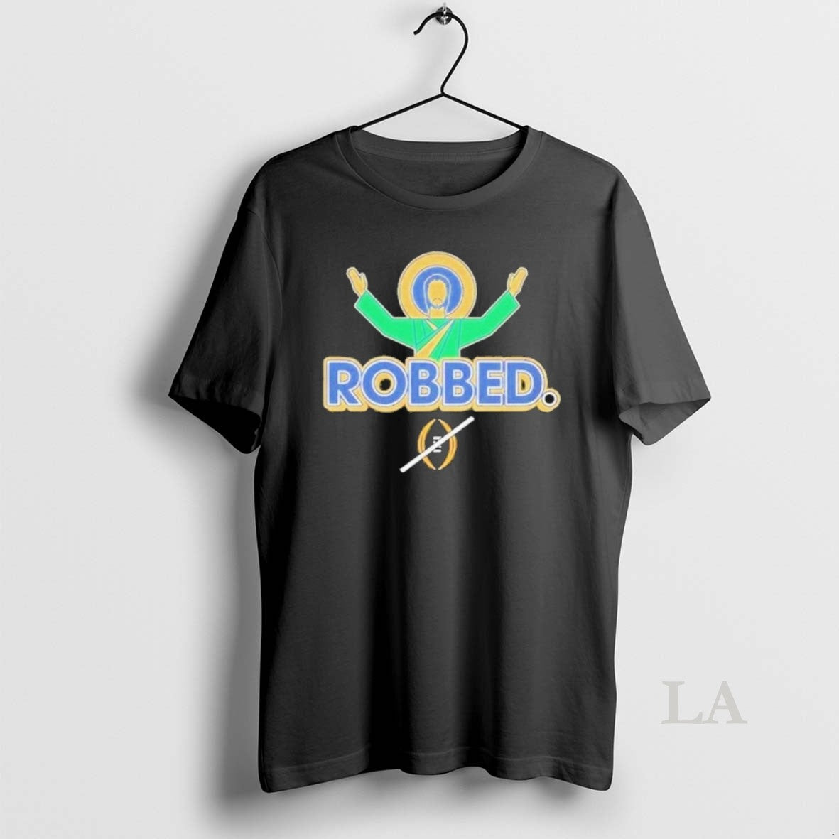 Original Robbed Playoff Snub For Notre Dame College - Adult & Kids T-Shirts, Sweatshirts & Hoodies apparel design preview 1