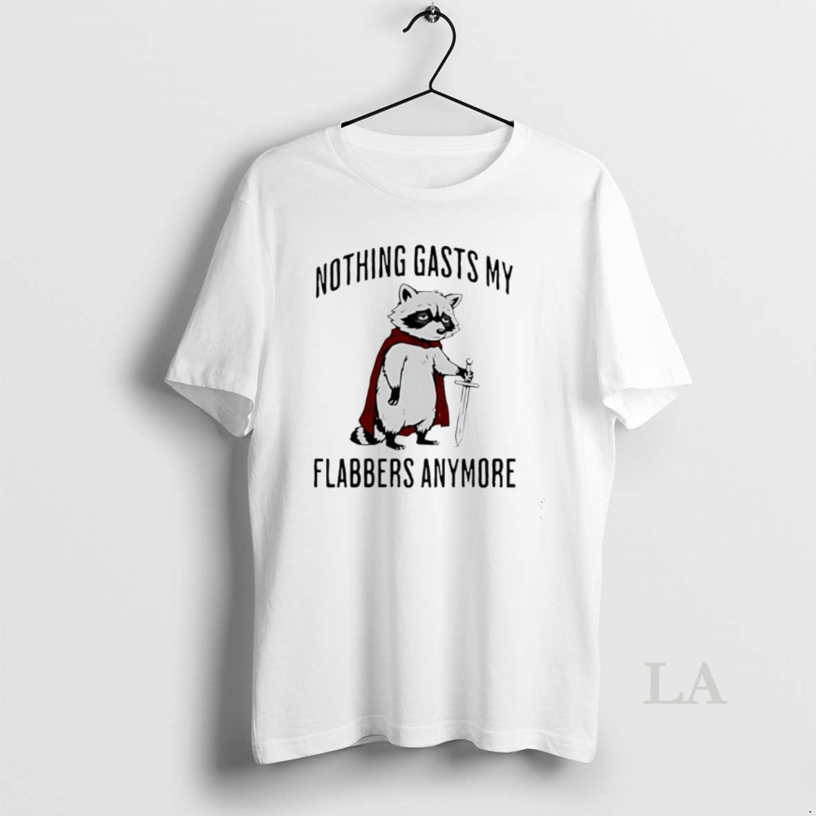 Original Raccoon Knight Nothing Gasts My Flabbers - Adult & Kids T-Shirts, Sweatshirts & Hoodies apparel design preview 1