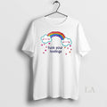 Original Rainbow Cloud Pixel Fuck Your Feelings - Adult & Kids T-Shirts, Sweatshirts & Hoodies apparel design preview 1