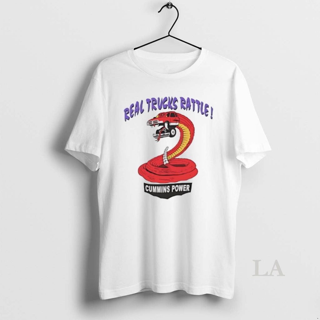 Original Real Trucks Rattle Cummins Power - Adult & Kids T-Shirts, Sweatshirts & Hoodies apparel design preview 1