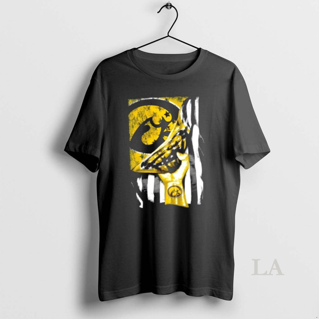 Original Revealing The Glory Iowa Hawkeyes X Usa Flag - Adult & Kids T-Shirts, Sweatshirts & Hoodies apparel design preview 1