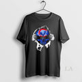 Original Ripped From The Chest Skull Deep Chicago - Adult & Kids T-Shirts, Sweatshirts & Hoodies apparel design preview 1