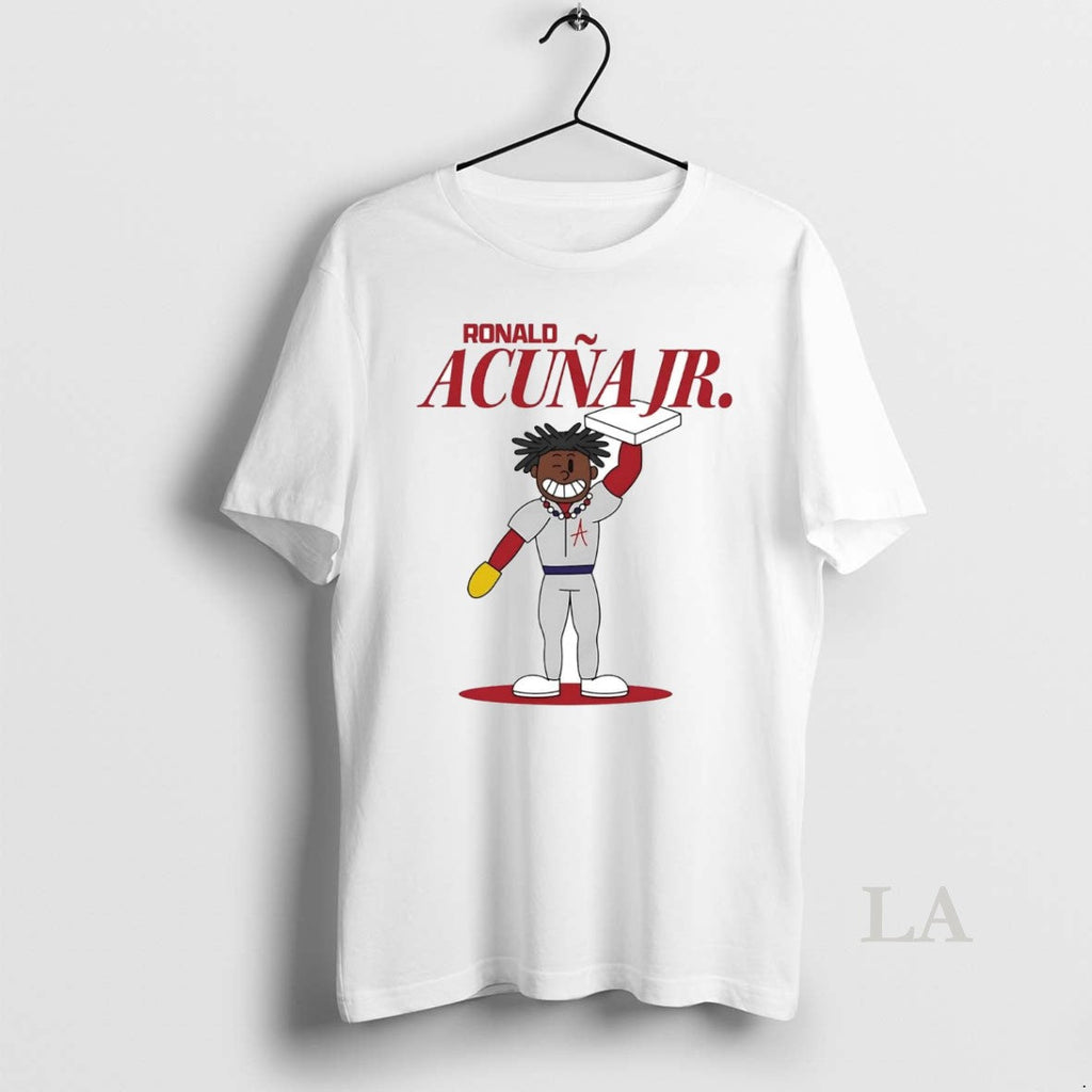 Original Ronald Acuna Jr Cartoon Atlanta Braves - Adult & Kids T-Shirts, Sweatshirts & Hoodies apparel design preview 1