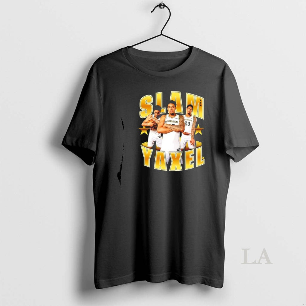 Original Slam Yaxel Lendeborg Michigan Wolverines - Adult & Kids T-Shirts, Sweatshirts & Hoodies apparel design preview 1