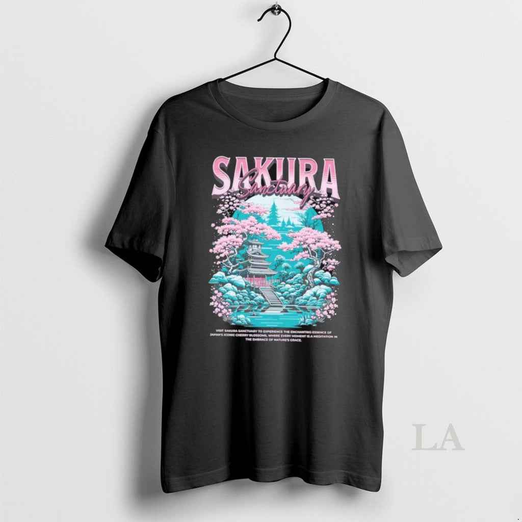 Original Sakura Sanctuary Graphic - Adult & Kids T-Shirts, Sweatshirts & Hoodies apparel design preview 1