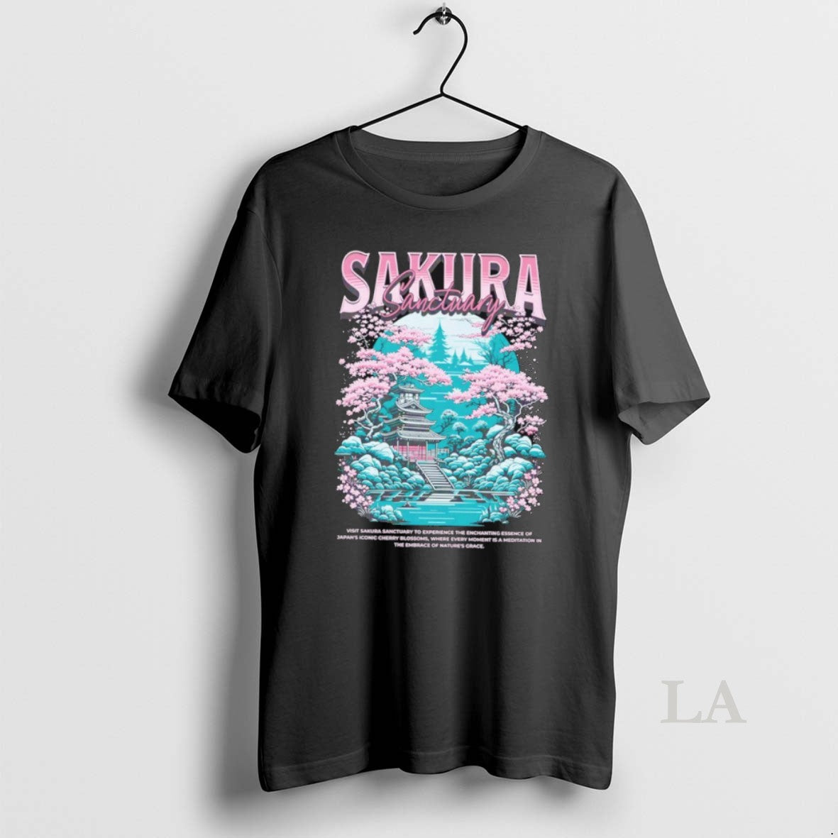 Original Sakura Sanctuary Graphic - Adult & Kids T-Shirts, Sweatshirts & Hoodies apparel design preview 1