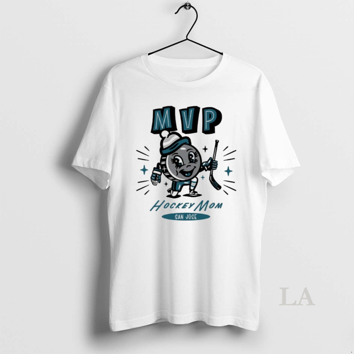 Original San Jose Sharks 2025 Mvp Hockey Mom - Adult & Kids T-Shirts, Sweatshirts & Hoodies apparel design preview 1