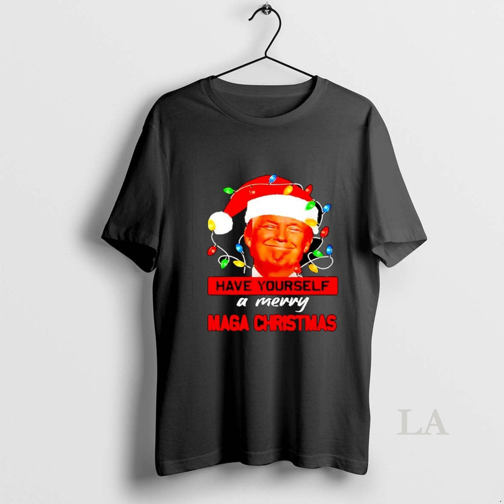 Original Santa Trump Have Yourself A Merry Maga - Adult & Kids T-Shirts, Sweatshirts & Hoodies apparel design preview 1