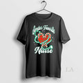 Original Santas Favorite Nurse - Adult & Kids T-Shirts, Sweatshirts & Hoodies apparel design preview 1