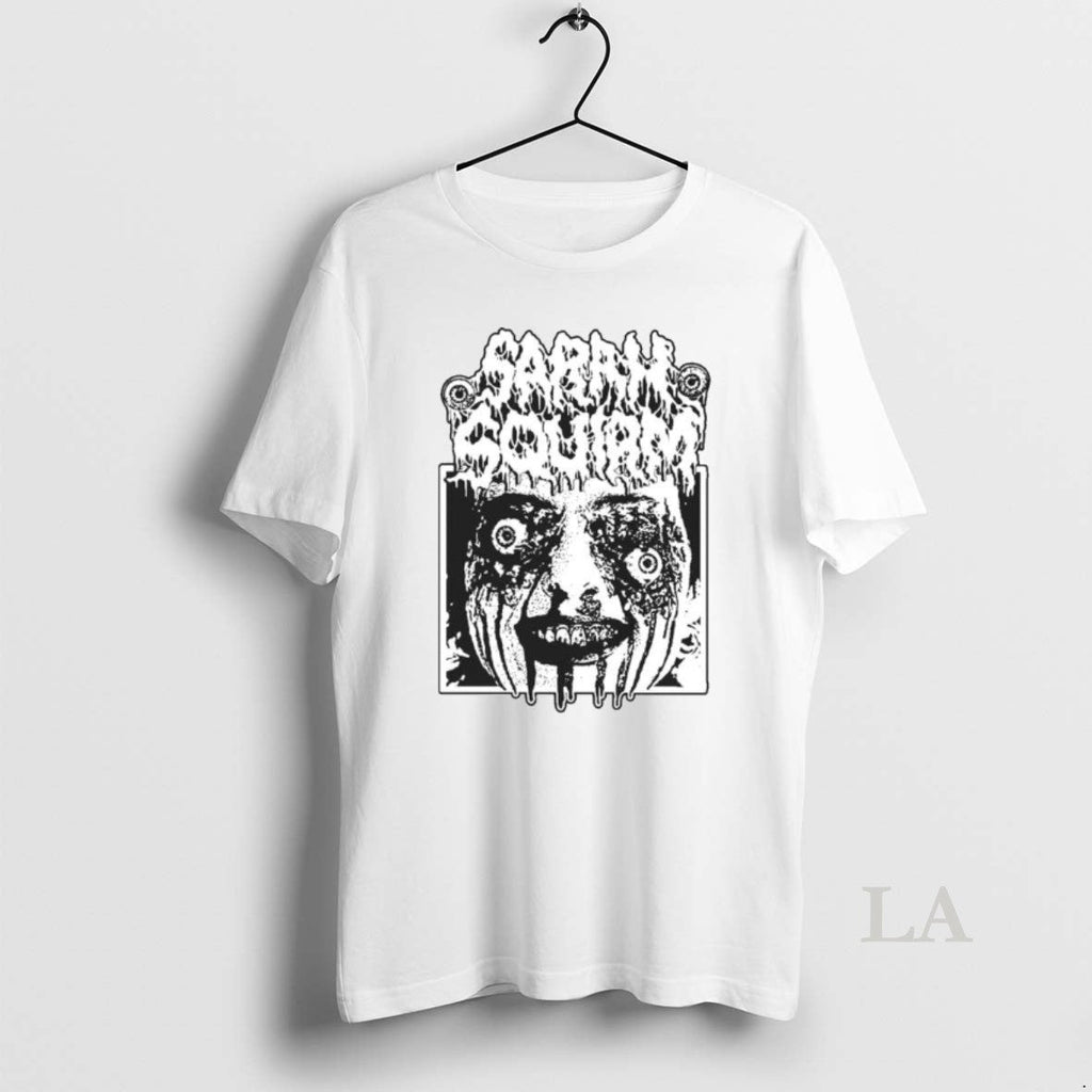 Original Sarah Squirm Metal Face Horror - Adult & Kids T-Shirts, Sweatshirts & Hoodies apparel design preview 1