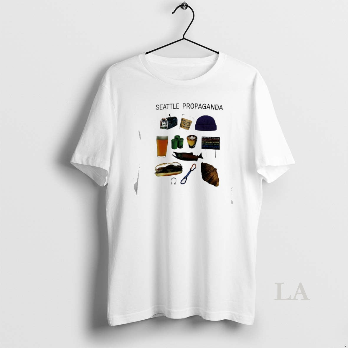 Original Seattle Propaganda - Adult & Kids T-Shirts, Sweatshirts & Hoodies apparel design preview 1
