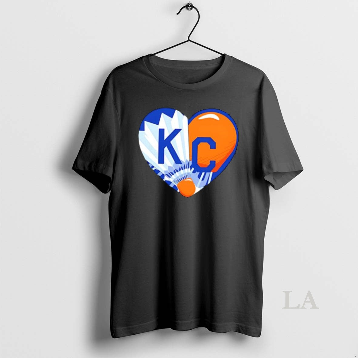 Original Shuttlecock Kc Heart - Adult & Kids T-Shirts, Sweatshirts & Hoodies apparel design preview 1