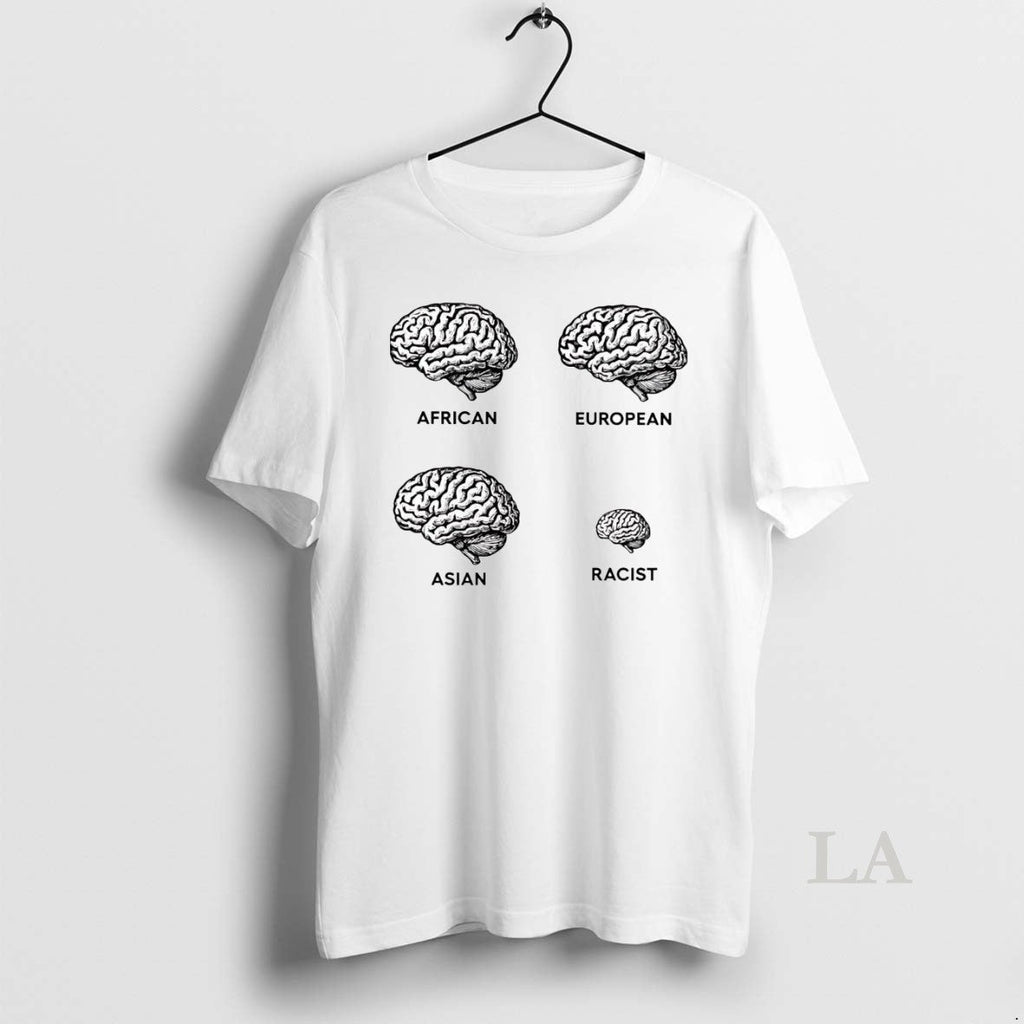 Original Small Brains Racist - Adult & Kids T-Shirts, Sweatshirts & Hoodies apparel design preview 1