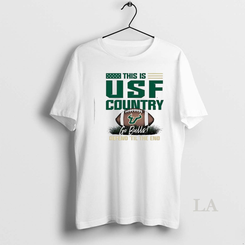 Original South Florida Bulls This Is Usf Country - Adult & Kids T-Shirts, Sweatshirts & Hoodies apparel design preview 1