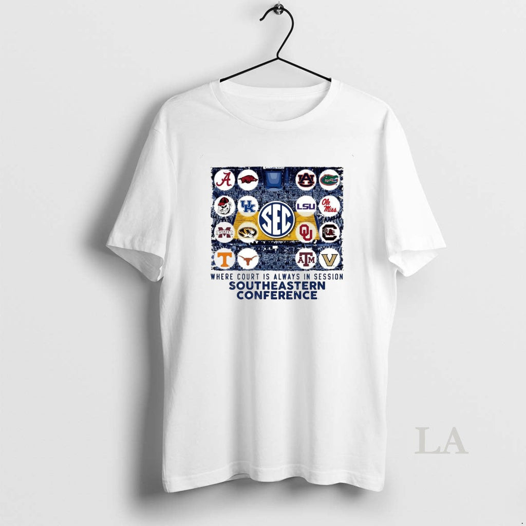 Original Southeastern Conference Where Court Is - Adult & Kids T-Shirts, Sweatshirts & Hoodies apparel design preview 1