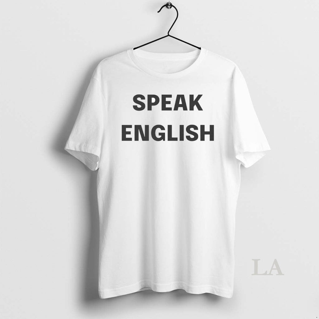 Original Speak English Circle - Adult & Kids T-Shirts, Sweatshirts & Hoodies apparel design preview 1
