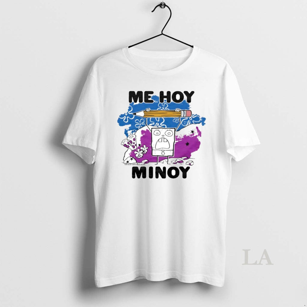 Original Sponge Doodlebob Me Hoy Minoy Circle - Adult & Kids T-Shirts, Sweatshirts & Hoodies apparel design preview 1