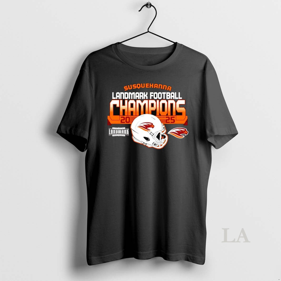 Original Susquehanna River Hawks Landmark Football - Adult & Kids T-Shirts, Sweatshirts & Hoodies apparel design preview 1