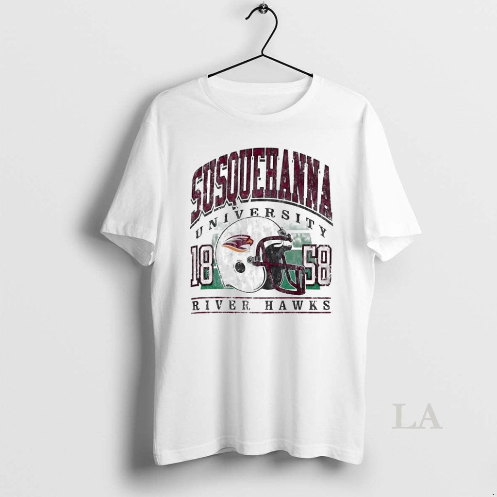 Original Susquehanna University River Hawks Helmet - Adult & Kids T-Shirts, Sweatshirts & Hoodies apparel design preview 1