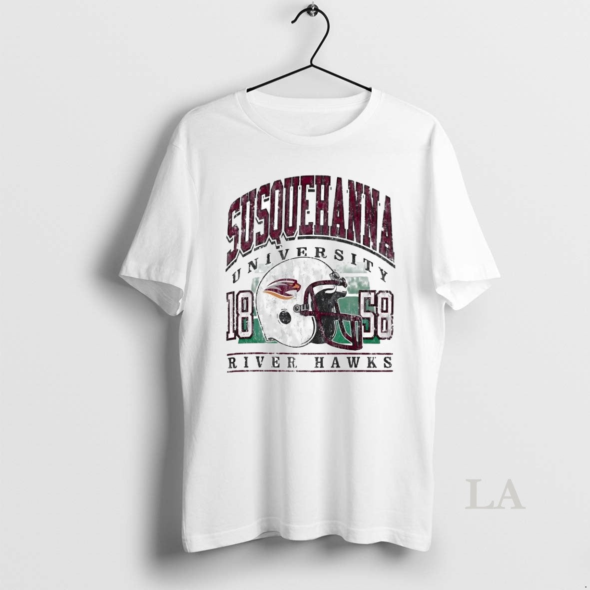 Original Susquehanna University River Hawks Helmet - Adult & Kids T-Shirts, Sweatshirts & Hoodies apparel design preview 1