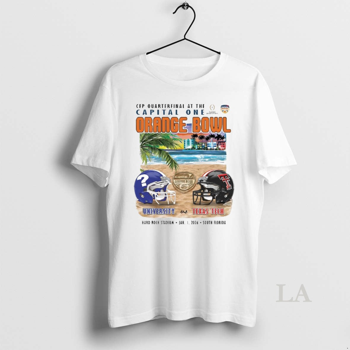 Original Tbd Vs Texas Tech Red Raiders 2026 Capital - Adult & Kids T-Shirts, Sweatshirts & Hoodies apparel design preview 1