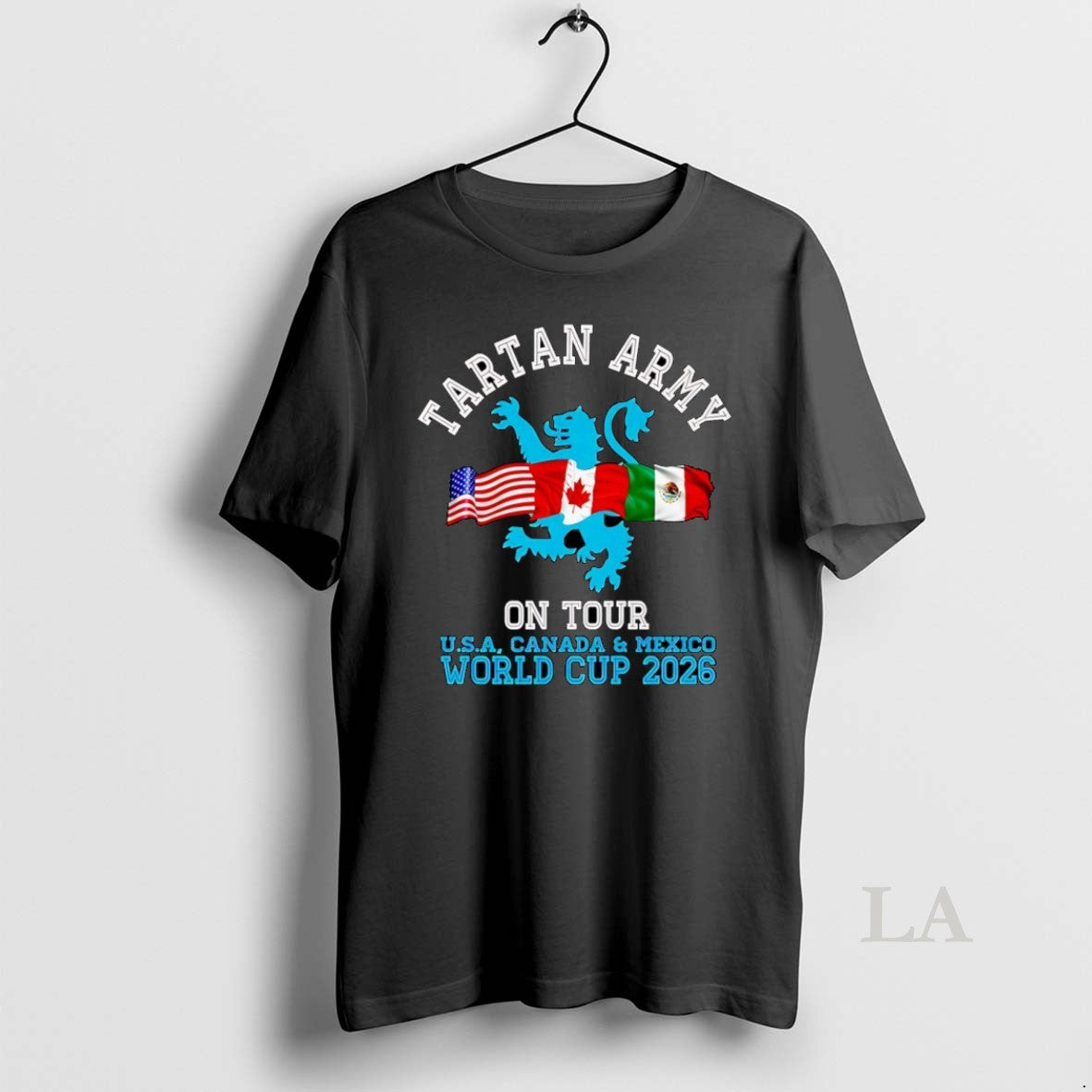 Original Tartan Army On Tour Scotland World Cup 2026 - Adult & Kids T-Shirts, Sweatshirts & Hoodies apparel design preview 1