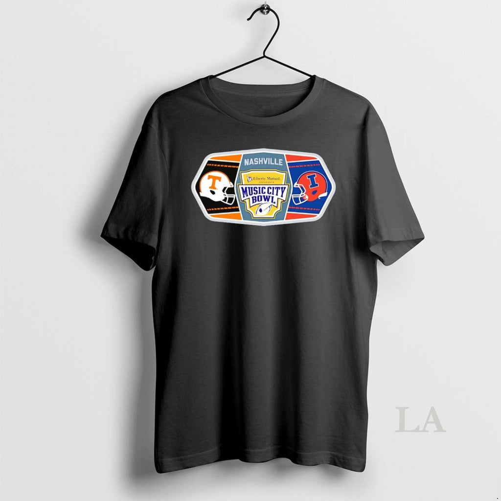 Original Tennessee Vs Illinois 2025 Liberty Mutual - Adult & Kids T-Shirts, Sweatshirts & Hoodies apparel design preview 1