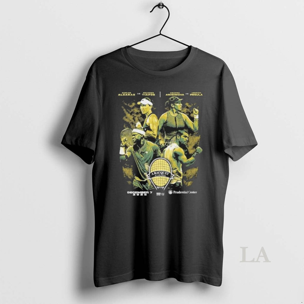 Original Tennis 2025 A Racquet At The Rock - Adult & Kids T-Shirts, Sweatshirts & Hoodies apparel design preview 1