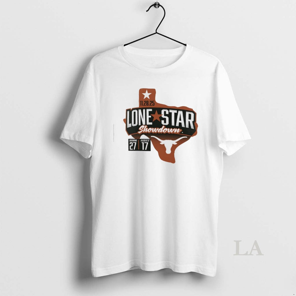 Original Texas Longhorns Beat Am Aggies 27 17 Win - Adult & Kids T-Shirts, Sweatshirts & Hoodies apparel design preview 1