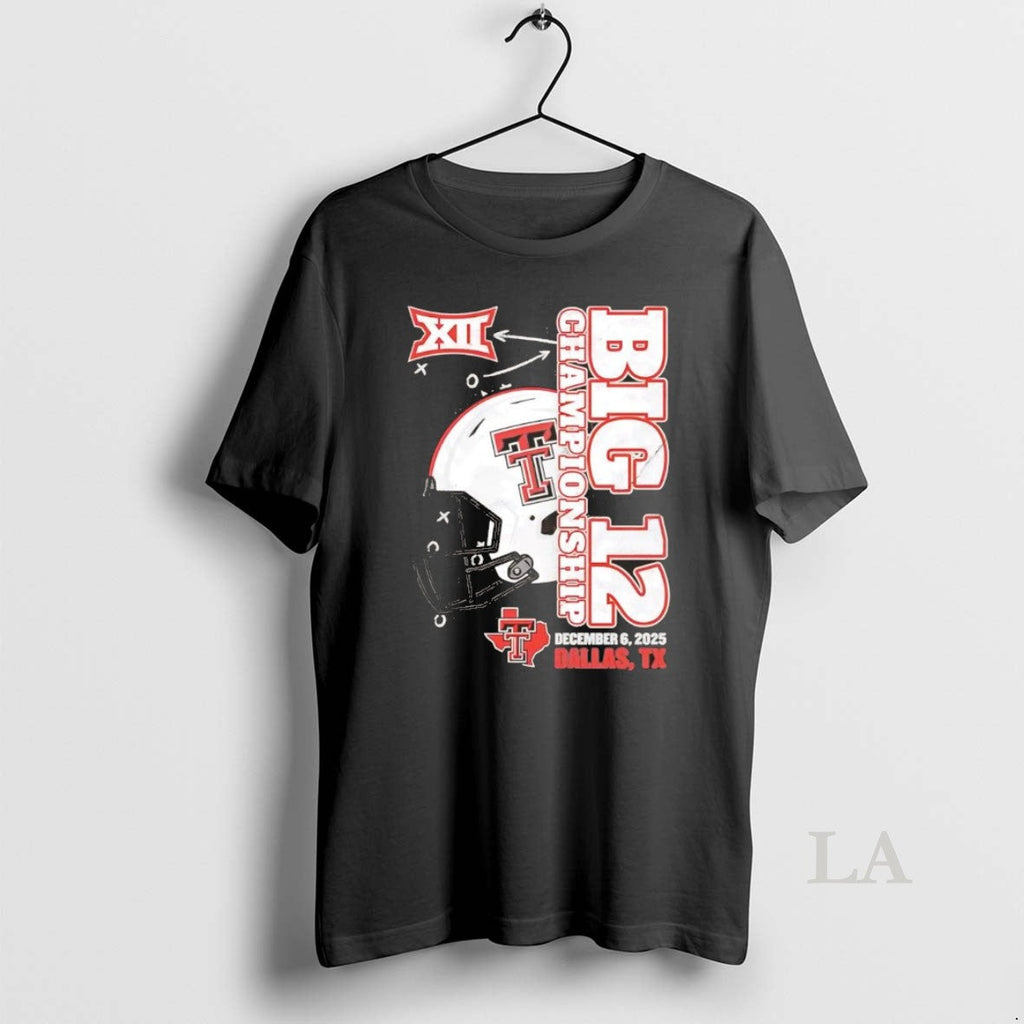 Original Texas Tech Red Raiders 2025 Big 12 - Adult & Kids T-Shirts, Sweatshirts & Hoodies apparel design preview 1
