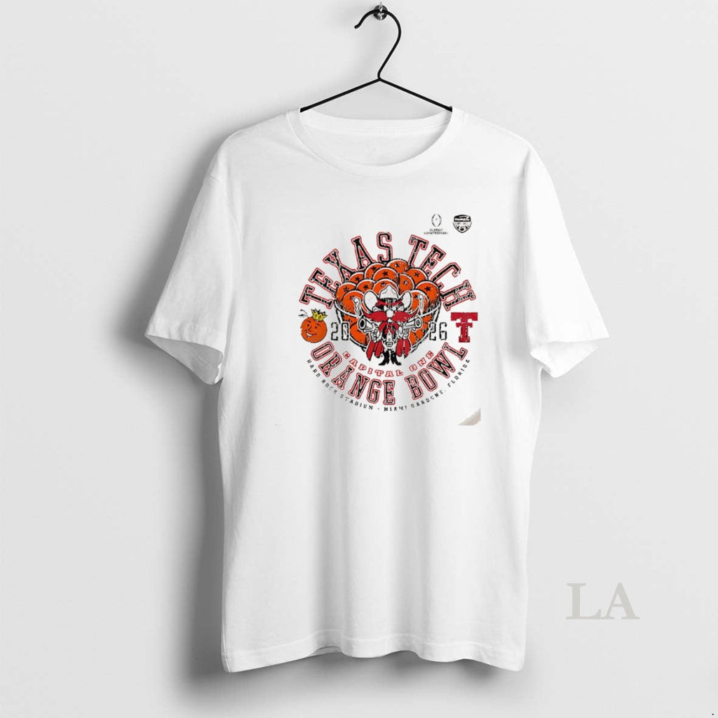 Original Texas Tech Red Raiders 2025 Cfp Capital One - Adult & Kids T-Shirts, Sweatshirts & Hoodies apparel design preview 1
