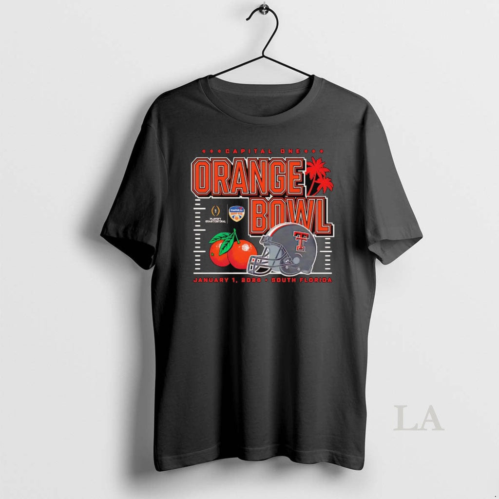 Original Texas Tech Red Raiders Capital One Orange - Adult & Kids T-Shirts, Sweatshirts & Hoodies apparel design preview 1